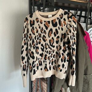 Cheetah sweater